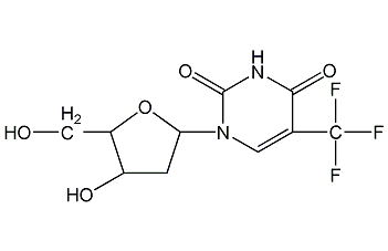 三氟胸腺嘧啶脫氧核苷結(jié)構式